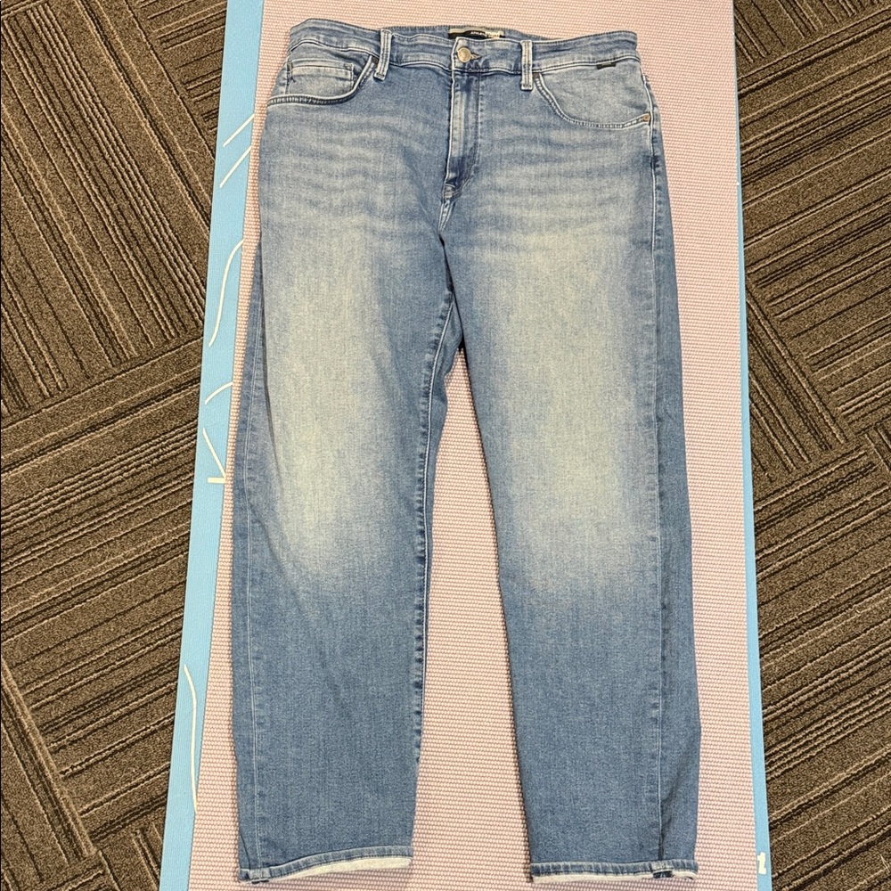 Men's Mavi Light Blue Washed Jeans